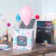 Small Pink & Blue Gender Reveal Box, 11.5in